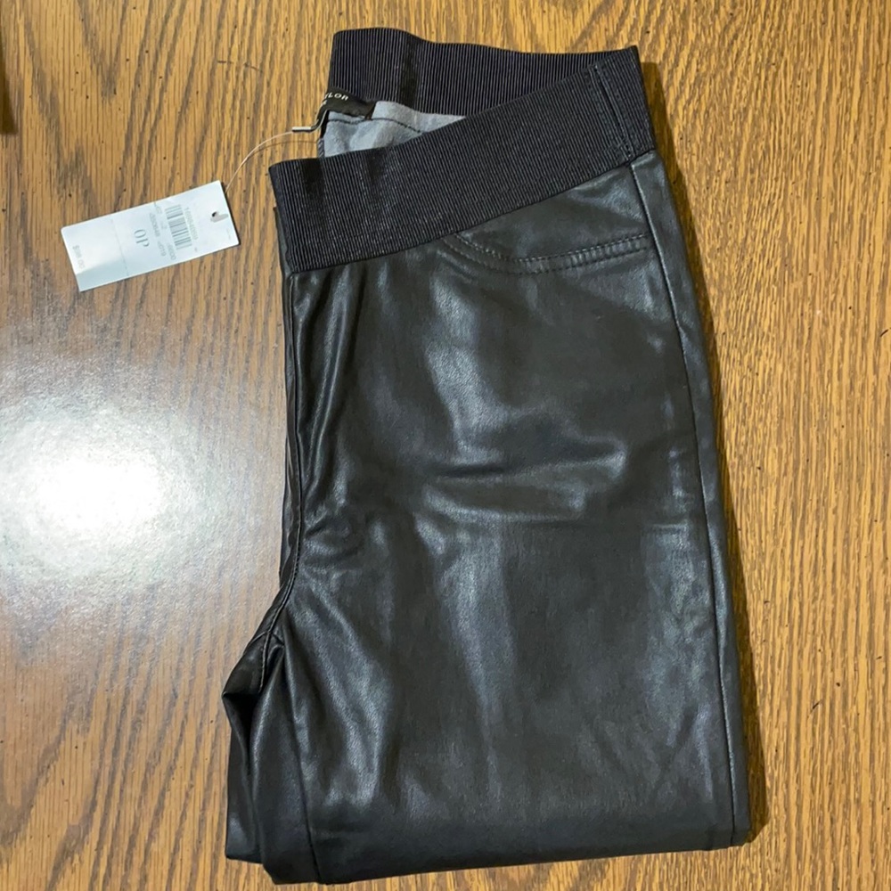 NWT Faux leather leggings